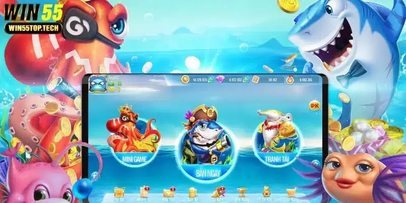 Game s hu da dng các loài cá