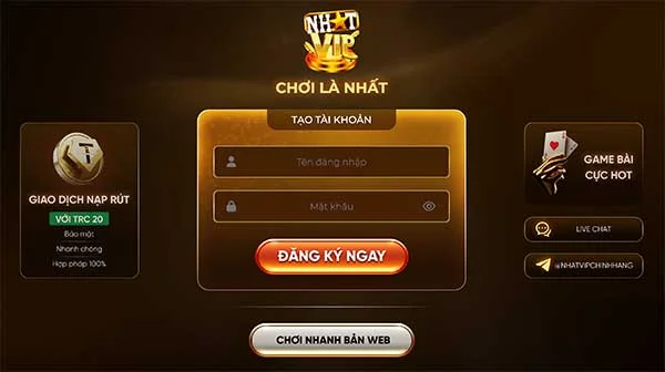 Thao tác tải ứng dụng Nhatvip nhanh chóng trên di động